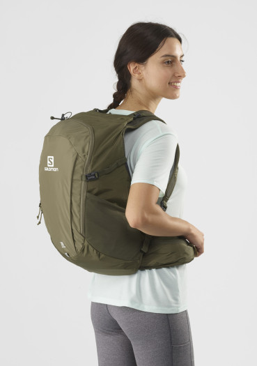 detail Backpack Salomon TRAILBLAZER 30 Martini Ol/Olive Nigh/Ebo