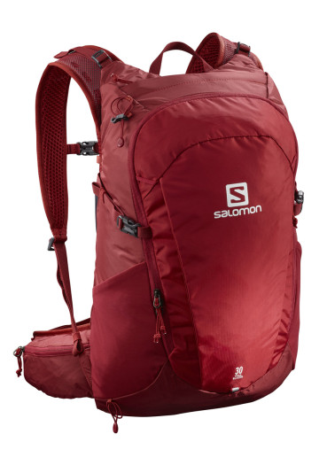 detail Salomon TRAILBLAZER 30 Red Chili/Rd Dahlia/Ebony Backpack
