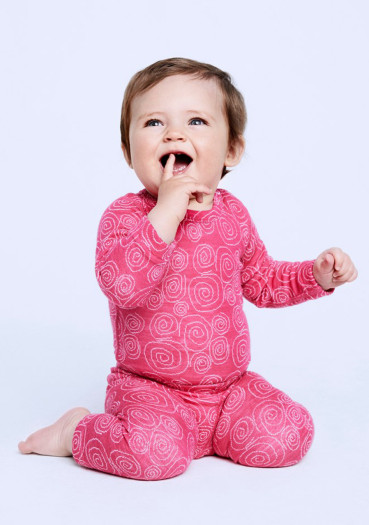 detail Kids' functional points Devold Active Baby Body Watermelon