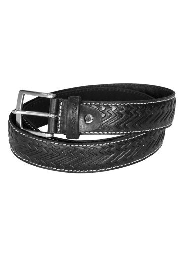 detail Stöckli Gürtel leder Black