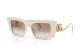 preview Sunglasses Dolce & Gabbana DG4510 33129451 Cream/Clear gradient brown mirror