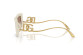 preview Sunglasses Dolce & Gabbana DG4510 33129451 Cream/Clear gradient brown mirror