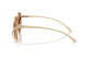 preview Miu Miu MU A57S ZVN90Q57 Sunglasses Pale Gold/Brown