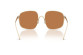 preview Miu Miu MU A57S ZVN90Q57 Sunglasses Pale Gold/Brown