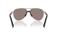 preview Sunglasses Prada PS 53ZS 18X80I59 Matte Champagne/Purple Brown Mirror Silver