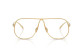 preview Sunglasses Miu Miu MU A56S 5AK08N66 Gold/Clear blue-violet light filter