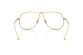 preview Sunglasses Miu Miu MU A56S 5AK08N66 Gold/Clear blue-violet light filter