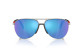 preview Sunglasses Prada PS 53ZS 1BC08R59 Silver/Light Green Mirror Blue