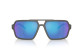preview Sunglasses Prada PS A06S 16X08R59 Silver Grey/Light Green Mirror Blue
