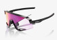 preview Sunglasses 100% Slendale-Gloss Black-Photochromic Purple Mirror
