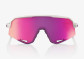 preview 100% Slendale Sunglasses – Matte Chalk / Purple Multilayer Mirror Lens
