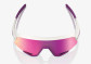 preview 100% Slendale Sunglasses – Matte Chalk / Purple Multilayer Mirror Lens