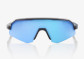 preview Kids sunglasses 100% Slendale XS-Matte Black-HiPER Blue Multilayer Mirror