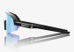 preview Kids sunglasses 100% Slendale XS-Matte Black-HiPER Blue Multilayer Mirror