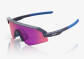 preview Children's sunglasses 100% Slendale YOUTH Satin Storm Metallic - Purple Mirror Lens