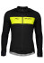 detail Men’s cycling jersey Scott Shirt M's RC Warm LS – Black / Sulphur Yellow
