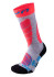 detail UYN Ski Junior Socks – Light Grey/Coral Fluo