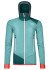 detail Dámská bunda Ortovox Swisswool Col Becchei Hybrid Jkt W Ice Waterfall