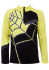detail Children's turtleneck Spyder Boys Web-Zip T-Neck-black yellow