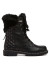 detail Women's shoes Nis 2215429/1 Scarponcino String+Lampo/Pelle Nero-Lapin
