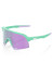detail Sunglasses 100% S3 Soft Tact Mint, HiPER Lavender Mirror Lens
