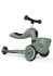 detail Children's balance bike and scooter Scootandride Highwaykick 1 Lifestyle Green Lines