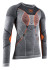 detail X-BIONIC® Merino Shirt LG SL M – Black/Grey/Orange