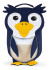 detail Affenzahn Small Friend Penguin Children's Backpack