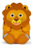 detail Affenzahn Large Friend Lion Children's Backpack