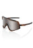 detail 100% GLENDALE Sunglasses – Matte Translucent Brown Fade / HiPER Silver Mirror