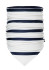 detail Goldbergh Fluide Neckwarmer Breton Stripe Cream/Blue