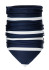 detail Goldbergh Fluide Neckwarmer Breton Stripe Blue/Cream