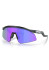 detail Oakley 9229-0437 Hydra Crystal Black w/ Prizm Violet Sunglasses