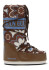 detail Women's snow boots Moon Boot Icon Flower-MH07 Brown/Elephant Grey