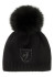 detail Dámská čepice Toni Sailer Beanie Fur W Hat Black