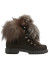 detail Women's winter boots Nis 2115403/4 Scarponcino Pelle Stamp. Black/Pelliccia Volpe