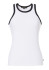 detail Women's tank top Goldbergh Gabrielle Tank Top White