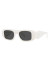 detail Prada 0PR 17WS 1425S049 Sunglasses Talc–Dark Grey