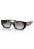 detail Prada 0PR B05S 3890A753 Sunglasses Black–Grey Gradient