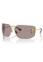 detail Miu Miu 0MU 54YS 5AK06I80 Sunglasses Gold-Light Purple Brown