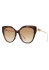 detail Fendi Baguette Havana Sunglasses FE40011U5755T