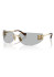 detail Miu Miu MU A51S 5AK50K75 Sunglasses – Gold / Light Grey