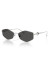 detail Jimmy Choo JC4017 300287 55 Sunglasses – Silver / Dark Grey