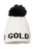 detail Goldbergh Hodd Beanie White/Black – Women's Hat