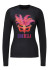 detail Women's Goldbergh Scarlet Long Sleeve Tee Black