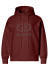 detail Women's Sweatshirt Goldbergh Giorgia Hooded Sweater Vino Rosso