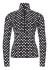 detail Women's turtleneck Goldbergh Cuori Ski Pully Cuori Black