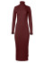 detail Women's Dress Goldbergh Mireille Long Sleeve Knit Dress Vino Rosso
