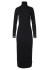 detail Women's Dress Goldbergh Mireille Long Sleeve Knit Dress Black