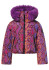 detail Goldbergh Lucinda Women's Ski Jacket Faux Border Snake Pink